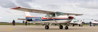 Airplane at Moorhead Airport